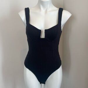 NWT ASTR Bodysuit.  Sz S Black
